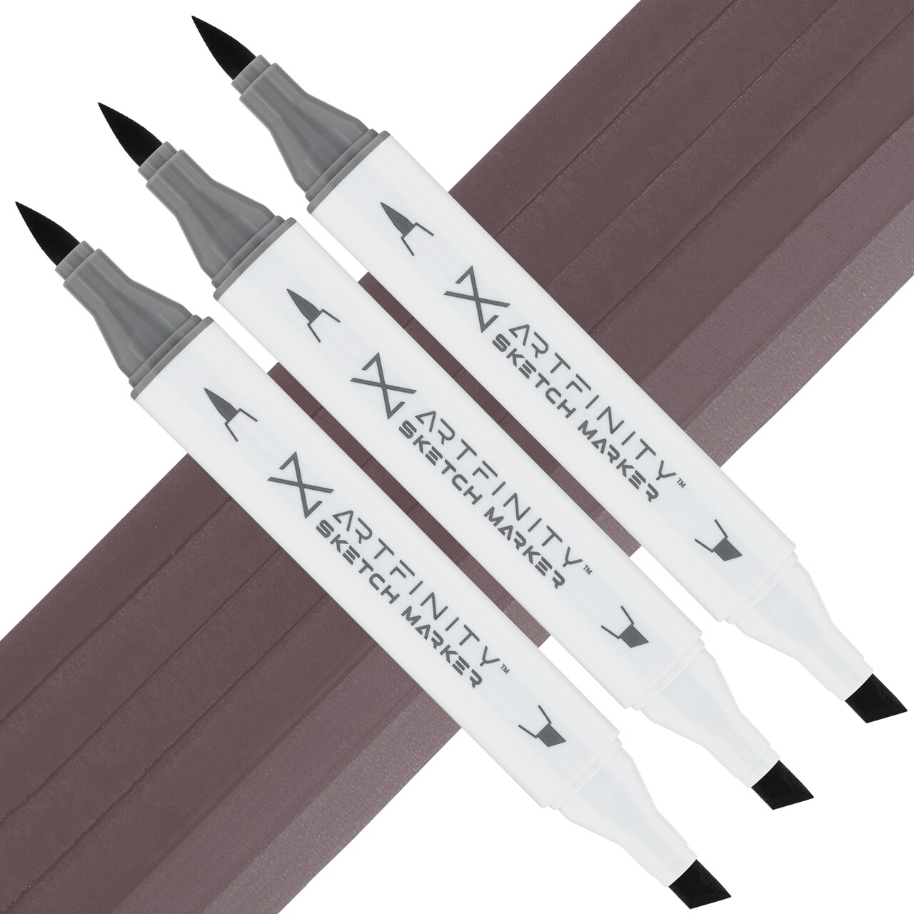 Artfinity Sketch Marker Sets - Set of 3 - Bluebell RV9-7, Vibrant, Professional, Dye-Based Alcohol Markers for Artists, Drawing, Travel, & More